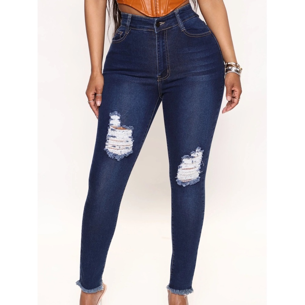 Top of My List Distressed Jeans